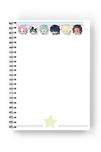 nihonwosekai Alien Stage Anime A5 Spiral Notebook 50 Sheets