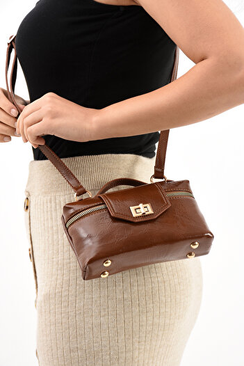 Çanta Trend Isabella Model Tan Women's Hand and Shoulder Bag