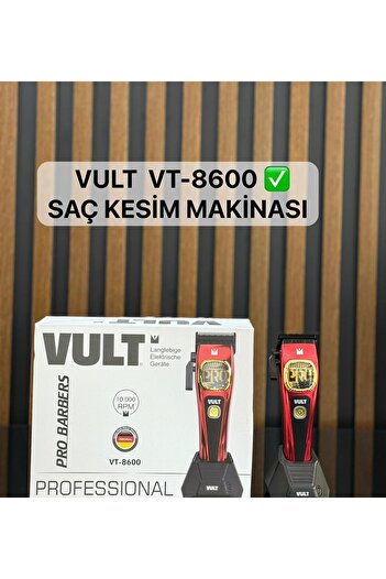 VULT VT-8600 Profesyonel Saç-Sakal tıraş makinesi (Yeni)