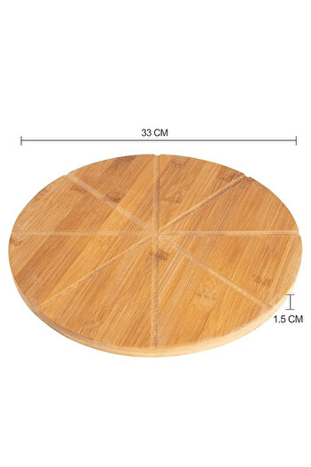 Love Gifts Slice Bambu Pizza Tahtası