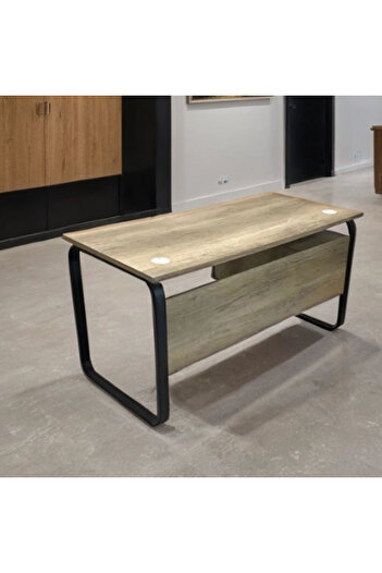 Tasamem Dafia Classic melamine iron legs desk, 140 cm