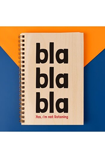 STOREMAX Pltnstoreshop Yes I'M Not Listening Designed 8 cm X 12 cm Dimensions Unlined 48 Sheets Wood