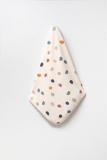STOREMAX Bubbles 100% Cotton Printed, Double Layer Baby Blanket (Polka Dot) 1088605