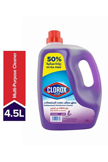 Clorox Multipurpose Lavender Scented Disinfectant Cleaner Purple 4.5Liters