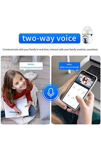 2G IP E27 Bulb Night Vision Security Camera Wireless Home CCTV Camera