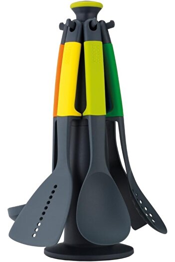STOREMAX 10118 Elevate Carousel Set, 6-Piece Kitchen Utensil Set, Multicolor 1088605