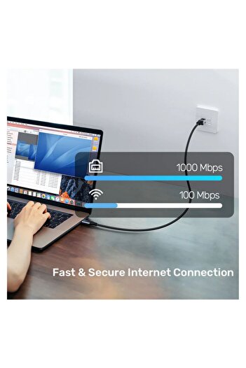 Unitek كابل USB-C إلى إيثرنت بطول 5 أمتار - جيجابت 1000 ميجابت في الثانية، رمادي فضائي | C18148AGY 5 أمتار