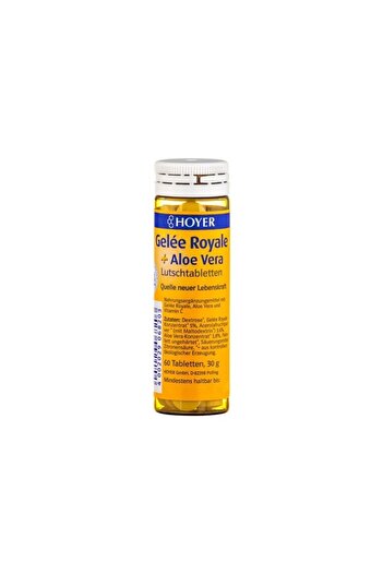 Hoyer Gelee Royale + Aloe Vera Chewable Tablets Bio, 60 pcs