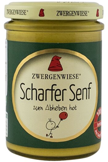 Zwergenwiese Bio Spicy Mustard, 160 ml -
