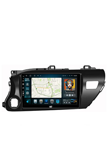 HUB64 Navigatie Toyota Hilux (2015+), 2GB RAM, Android 13, GPS, Wi-FI, Carplay, Android Auto, USB