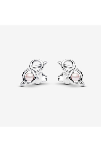 Choice CUE286 New Original 925 Sterling Silver Pearl Set Charms Ring Heart Earrings Beads Romantic Pendant