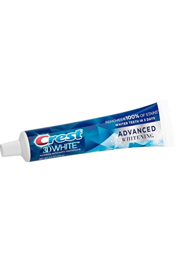 CREST 3D White Advanced Whitening Toothpaste, Stain Removal, 147g