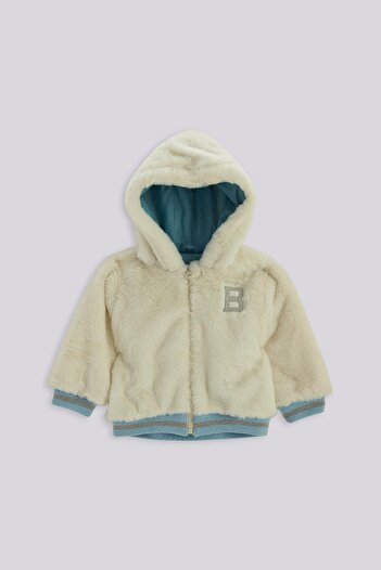 GB Baby Bg Store Baby Girl Ecru Coat