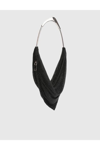 İLVİ Milana Black Stone Women's Portfolio Bag