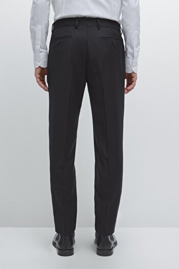 Massimo Dutti 100% wool flannel trousers