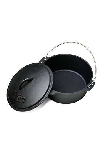 Cooking by Heinner PURE CAST IRON KETTLE + LID, 25 x 10 cm, 3.5 L