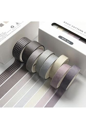 STOREMAX Milk Tea Themed 6 Color Washi Tape • Sticky Note 1175713