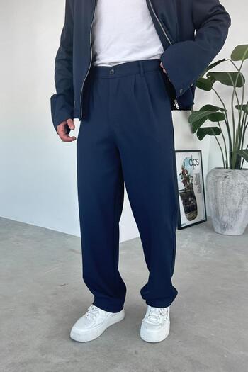 HAFKAGİYİM Штани з тканини Lacivert Premium Relaxed Fit