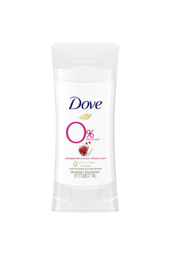 Dove Pack of 12 0% Aluminum Deodorant Pomegranate & Lemon Verbena (74g)