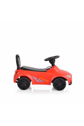 Moni Ride-On Victory 321 push car, without pedals, with sounds on the steering wheel, space for toys, Red
