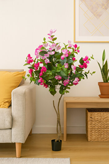 DRAMA HOME 150cm Artificial Flowering Hell Tree - Large Artificial Rose Tree for Indoor Decoration