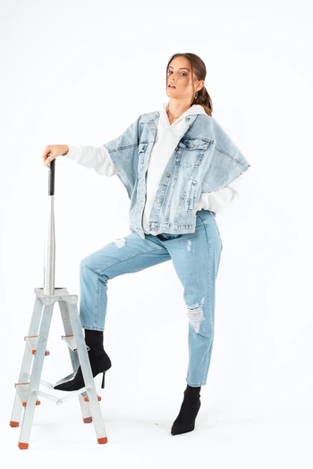 Bak Moda Denim Jeans Blue Vest