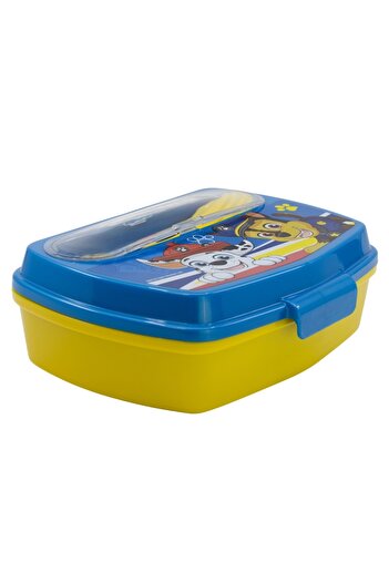 PAW PATROL Sandwich box with spoon and fork, multicolor, BPA-free plastic, Pup Power,
