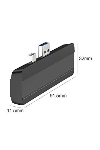 Saharaz موزع/محطة إرساء USB 3.0 لجهاز Surface Pro 4 5 6، محول موزع USB 3.0x3 من Takya، ذاكرة SD وTF/Micro SD