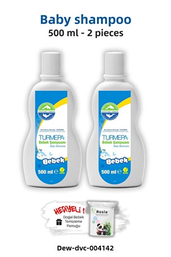 Turmepa 2 Baby Shampoos 500 ml and Rosie