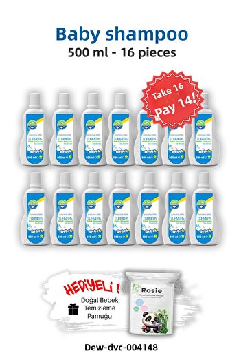 Turmepa Buy 16 Get 14 Pay for 500 ml Baby Shampoo and Rosie