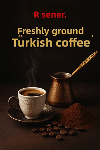 Şener Turkish Coffee Freshly Ground Turkish Coffee 400 Gr