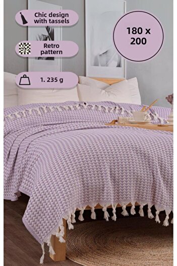 MODALİN Blanket Cotton Pyramid 180X200 cm