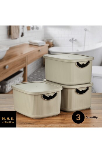 MHK Collection Set of 3 Storage Containers