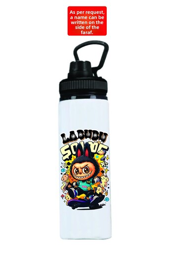 DKDZ SHOP Labubuuu Printed Metal Water Bottle 850ml.