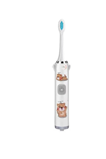 Blusmart Electric toothbrush for children with 2 heads, USB charging, WHITE color