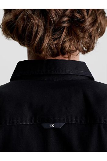 Calvin Klein Erkek Monologo Badge Relaxed Gömlek