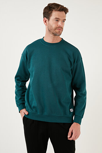 Buratti Regular Fit Bisiklet Yaka Pamuklu İçi Tüylü Yumuşak Şardonlu Sweat Erkek SWEAT 5905255