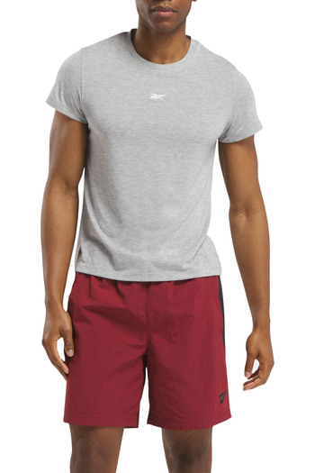 Reebok Cl Uniform Bl Tee Gray Unisex Short Sleeve T-Shirt