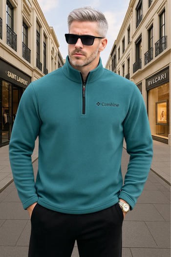 COMBİNE MİCHAİL Çağla Color Half Zipper Ανδρικό Polar 1207