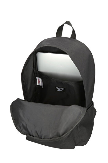 Reebok Rocport Srt Black Unisex Backpack - W 19 x H 43 x D 38 cm