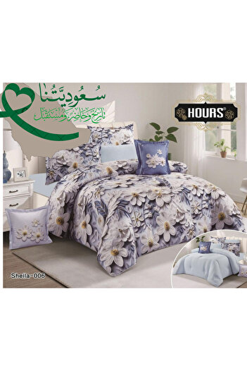 HOURS Man Horse Quilt Set 4 Pieces Woody Sheila-06