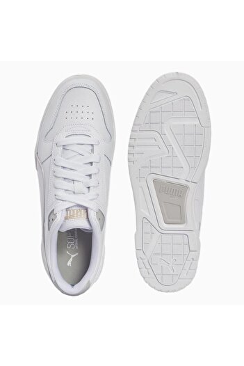 Puma RBD Tech Classic-White-Gold-Cool Light Gray Erkek Spor Ayakkabı