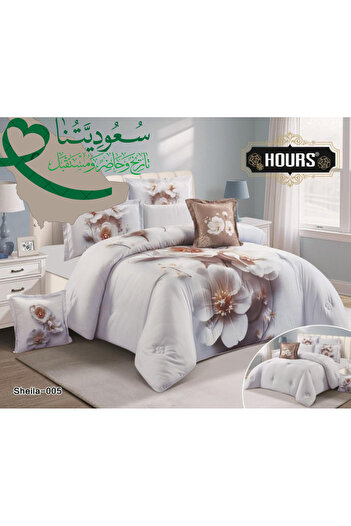 HOURS Man Horse Quilt Set 4 Pieces Woody Sheila-05