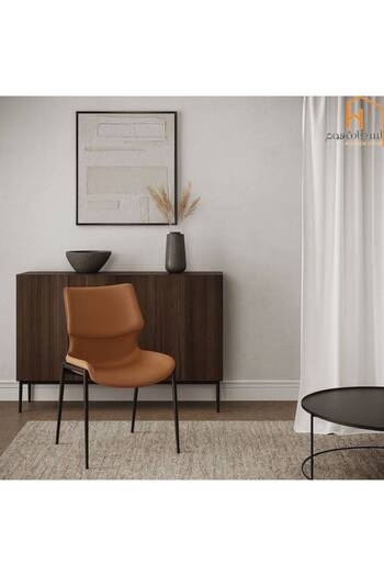 Al Saada Home Single Chair -98*45*50- Light Coffee