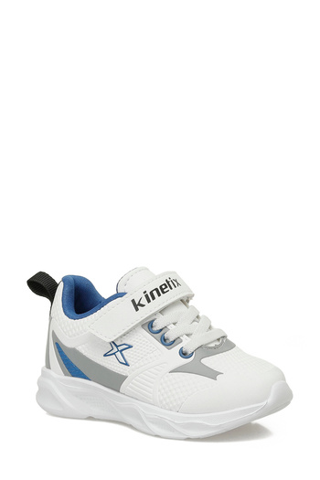 Kinetix Lister Pu J B 5Pr White Boy's Sports Shoes