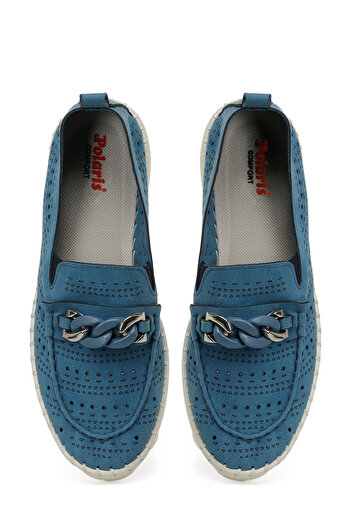 Polaris 166781.Z5FX MAVI- Kadın Loafer