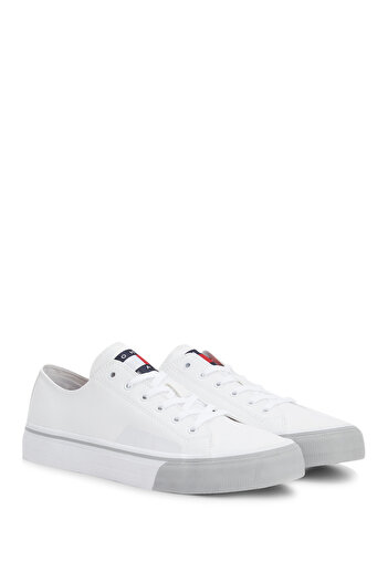 Tommy Hilfiger TOMMY JEANS MENS LAC Bílé pánské tenisky