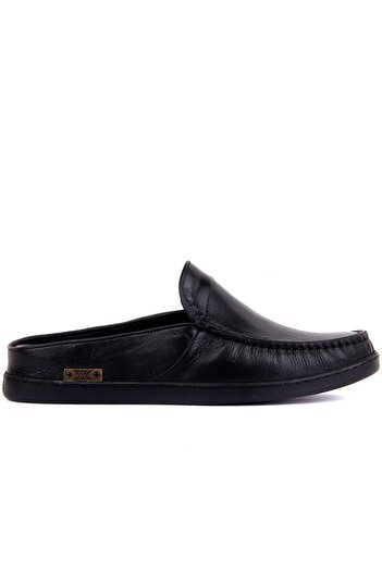 SailLakers - Μαύρες ανδρικές παντόφλες 110-547-X(G749)