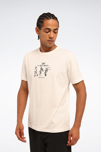 Reebok Ανδρικό κοντομάνικο μπλουζάκι VESPA TEE Λευκό