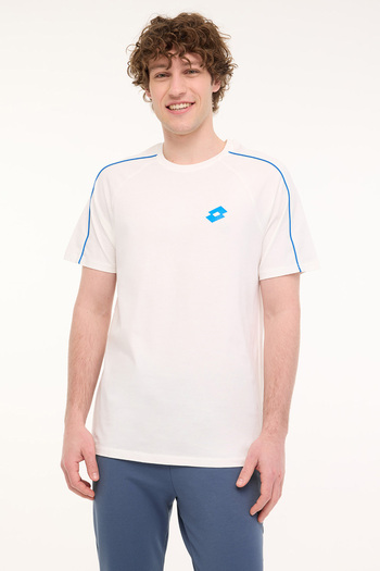 Lotto M-Yinkas Tee 5Fx Ecru Men's Short Sleeve T-Shirt